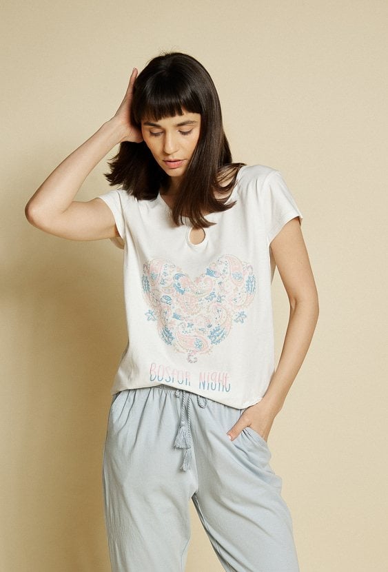 Bawełniana koszulka od piżamy