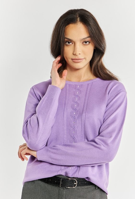 Wiskozowy sweter damski