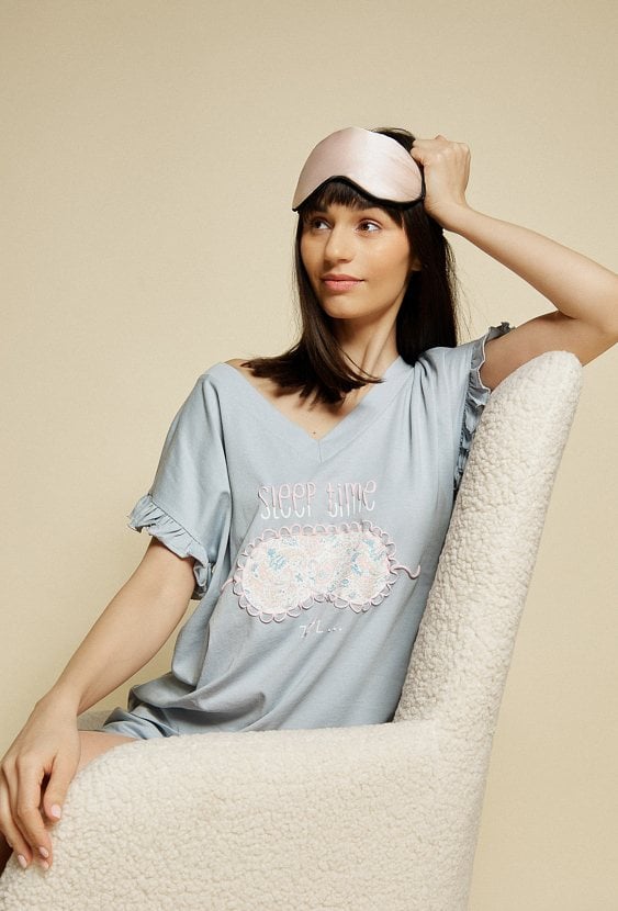 Koszulka od piżamy z nadrukiem