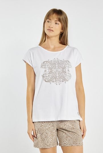 Koszulka od piżamy z wzorem