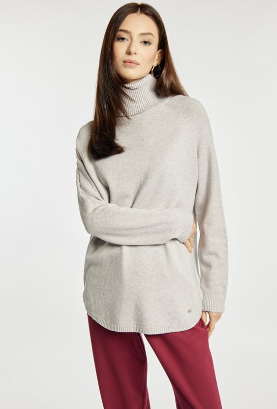 Sweter damski z wiskozą