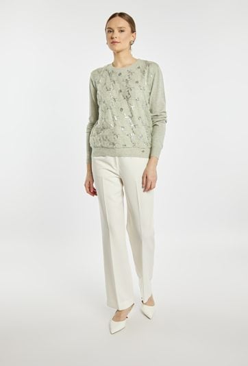Sweter z cekinami