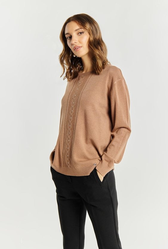 Wiskozowy sweter damski