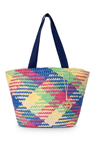 Torba plażowa NOBO w kratkę