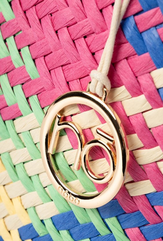 Torba plażowa NOBO w kratkę