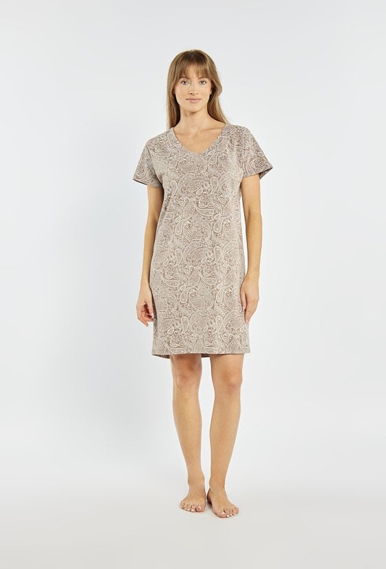 Koszula nocna z paisleyowym wzorem