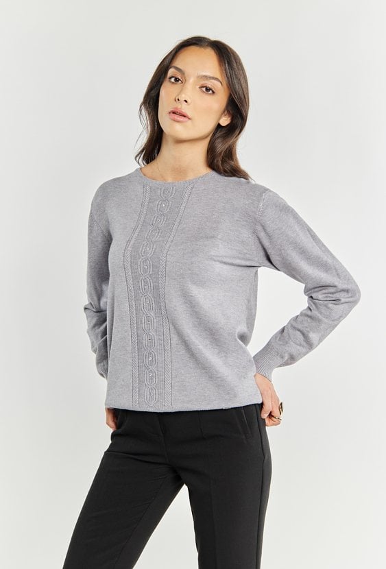 Wiskozowy sweter damski