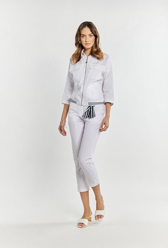 Spodnie damskie z aplikacją