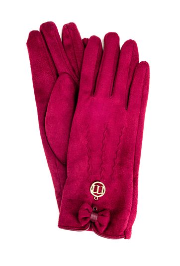 Rękawiczki z delikatną kokardką