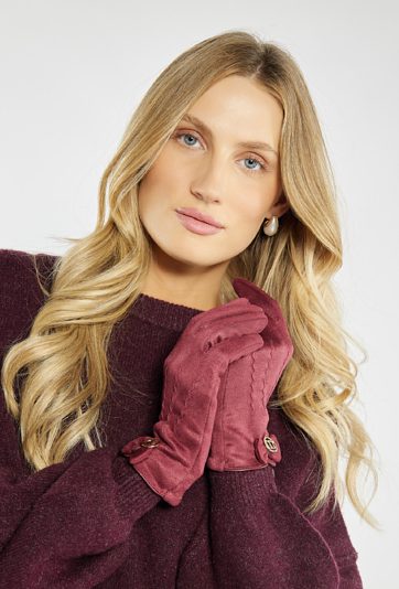 Rękawiczki z delikatną kokardką