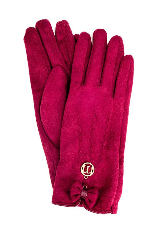 Rękawiczki z delikatną kokardką