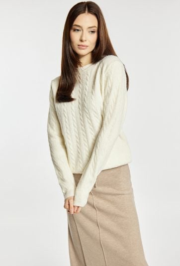 Sweter damski z połyskiem