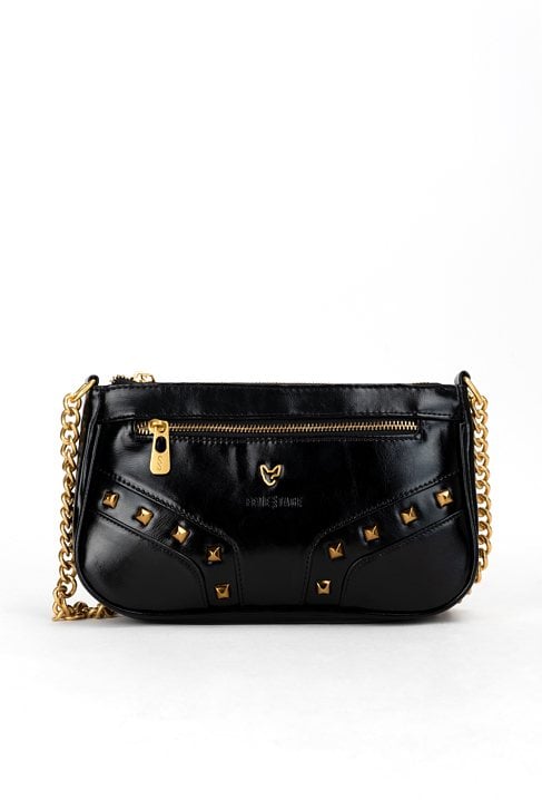 Torebka damska z ozdobnymi wstawkami