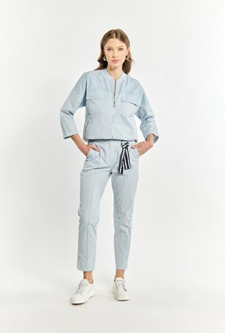 Spodnie damskie z aplikacją