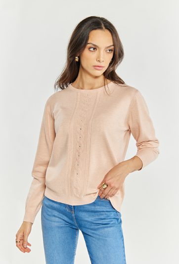 Wiskozowy sweter damski