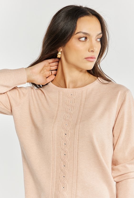 Wiskozowy sweter damski