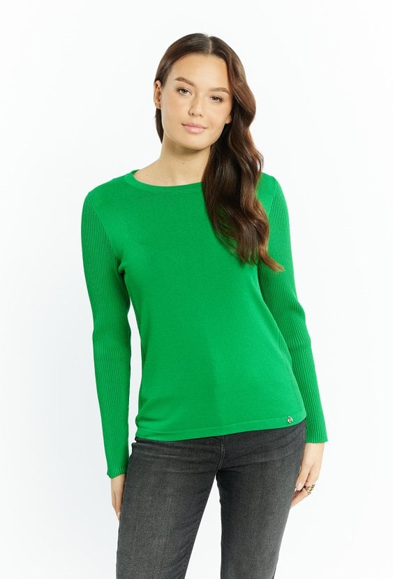 Dopasowany sweter damski