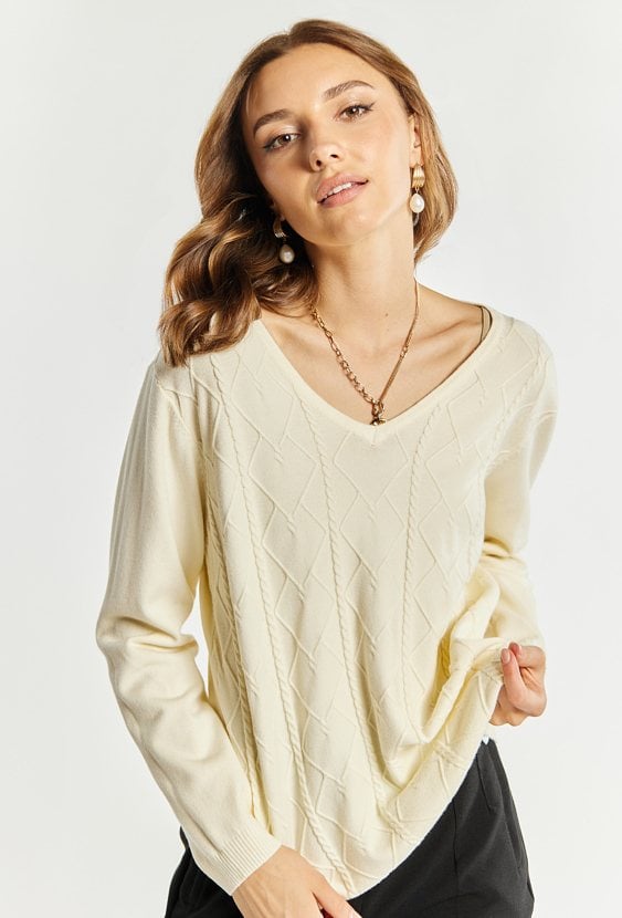 Sweter damski z wiskozy