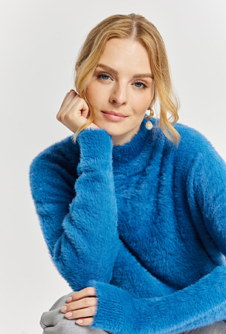 Sweter damski z krótkim włosiem