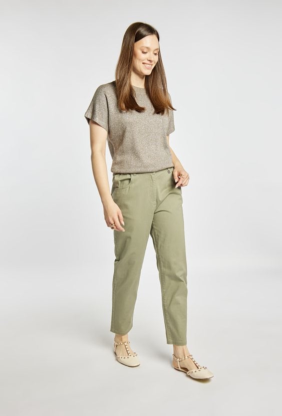 Bawełniane spodnie damskie