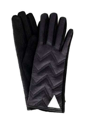 Rękawiczki z delikatnym pikowaniem