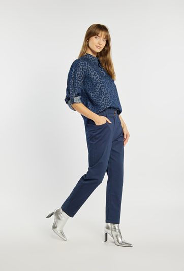 Klasyczne spodnie z bawełny