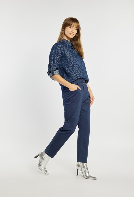 Klasyczne spodnie z bawełny