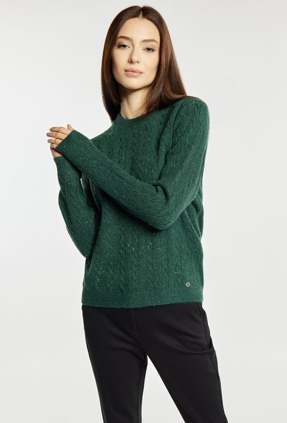Sweter damski z połyskiem