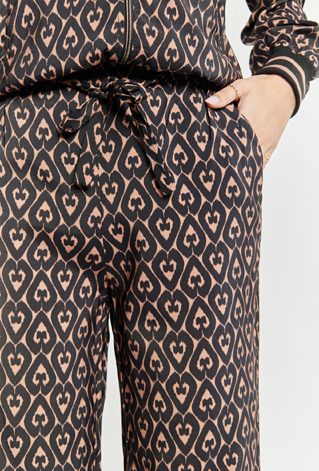 Wzorzyste spodnie damskie