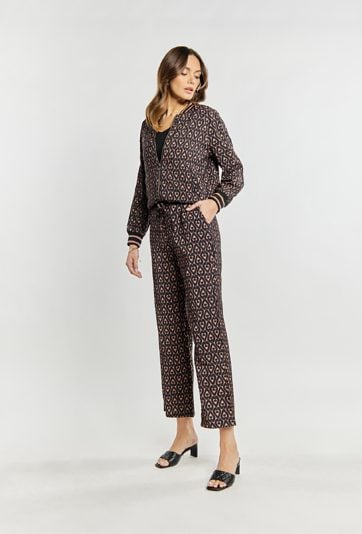 Wzorzyste spodnie damskie