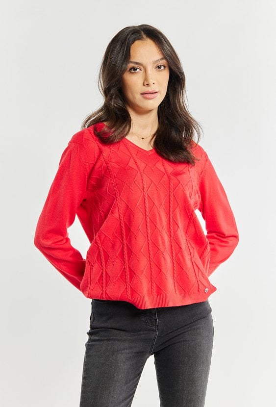 Sweter damski z wiskozy