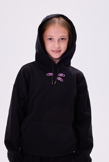 Bluza dziewczęca z kapturem oversize
