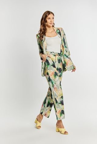 Wzorzyste spodnie damskie