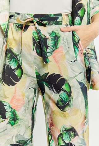 Wzorzyste spodnie damskie