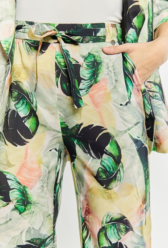 Wzorzyste spodnie damskie