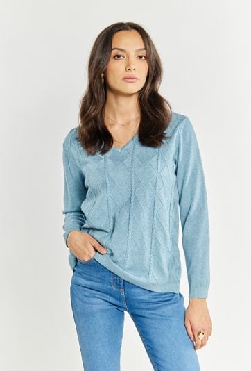 Sweter damski z wiskozy