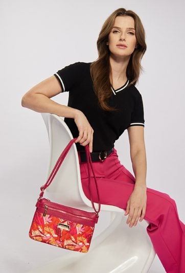 Mała torba z kwiatowym printem