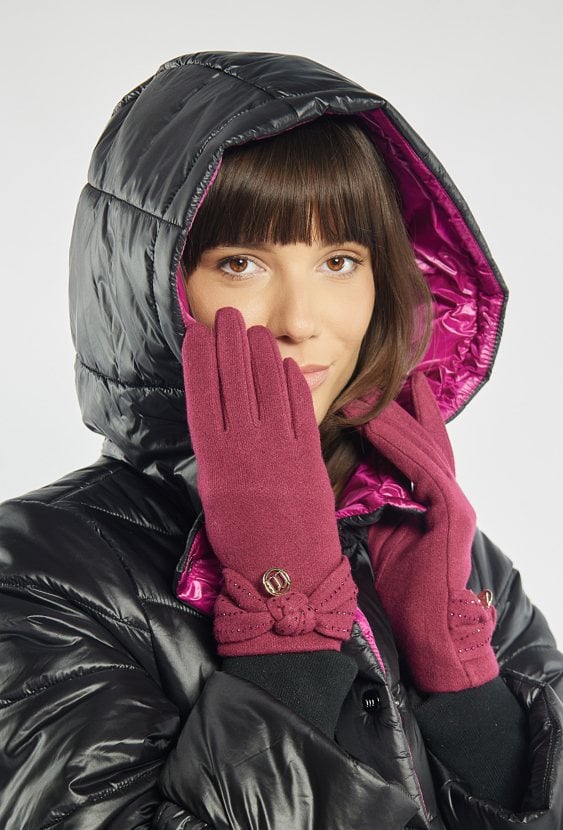 Rękawiczki z kokardą