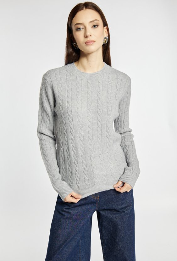 Sweter damski z połyskiem