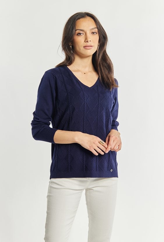 Sweter damski z wiskozy