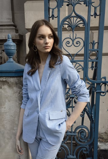 Marynarka damska w paski