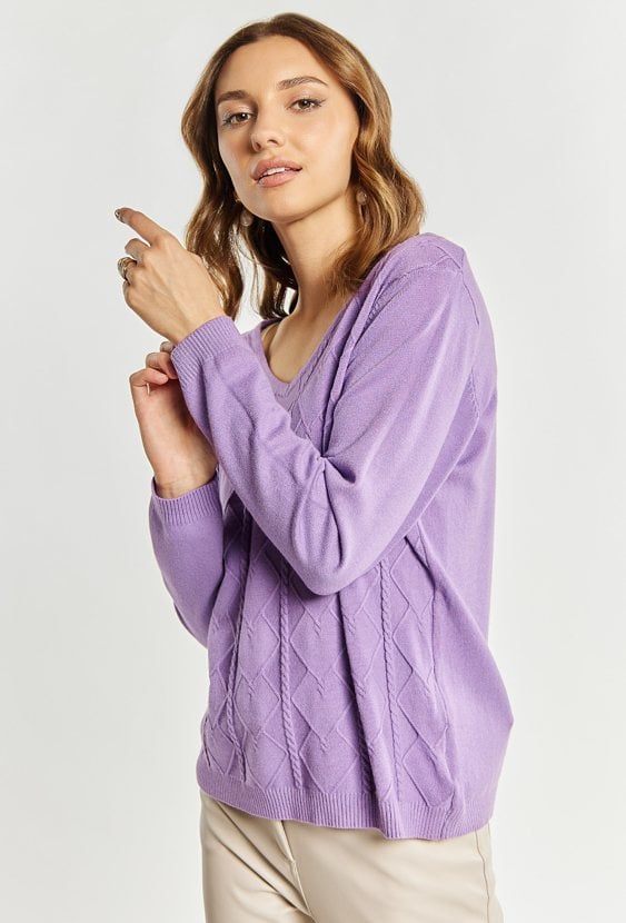 Sweter damski z wiskozy