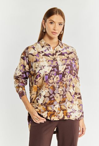 Koszula damska o luźnym fasonie