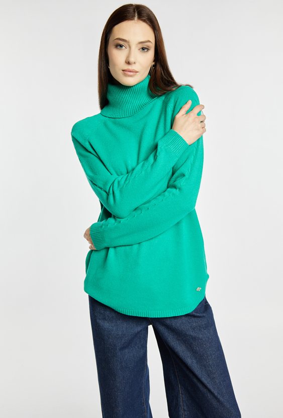 Sweter damski z wiskozą