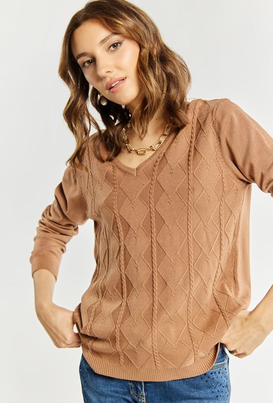 Sweter damski z wiskozy