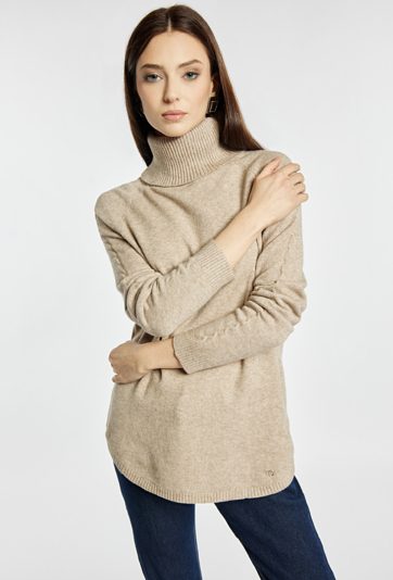 Sweter damski z wiskozą