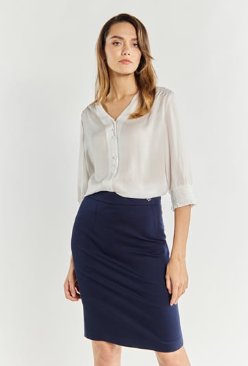 Bluzka damska z marszczeniem