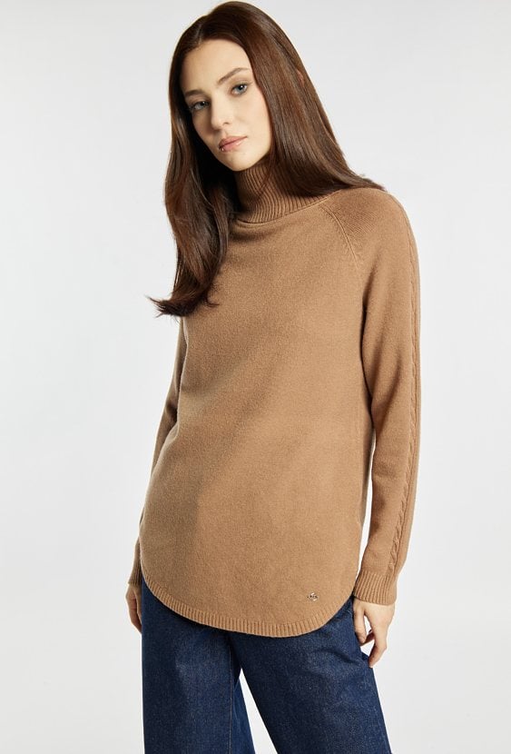 Sweter damski z wiskozą