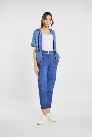 Spodnie damskie z bawełny