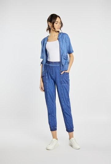 Spodnie damskie z bawełny